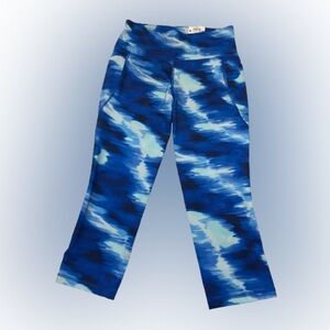 Leggings ideology crop blue high rise side pocket size M